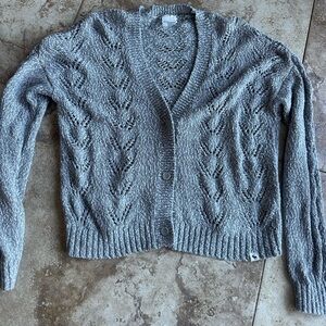 Abercrombie Kids Gray Cardigan Sweater